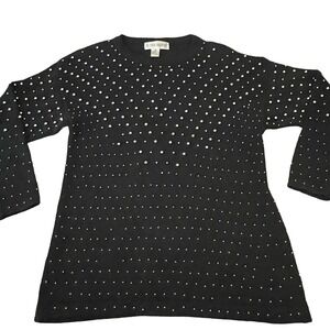 Victoria Harbour Vintage Women's Beaded Sweater Size Medium